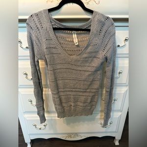Gray Knit Sweater, Aeropostale, Size Small